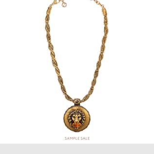 Lion head necklace 