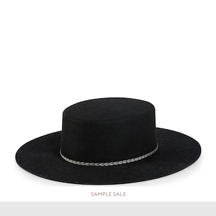 Felt wide brim hat