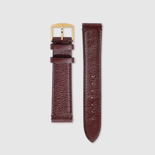 Grip leather watch strap, 38mm
