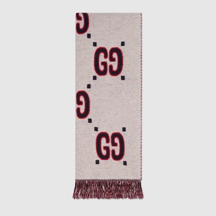 GG wool scarf