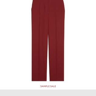 Wool silk trousers 