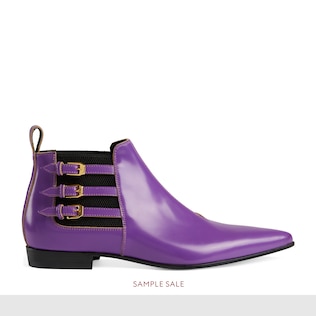 Men's leather ankle boot