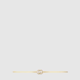 GG Running yellow gold choker 