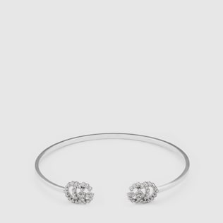 GG Running white gold bracelet 