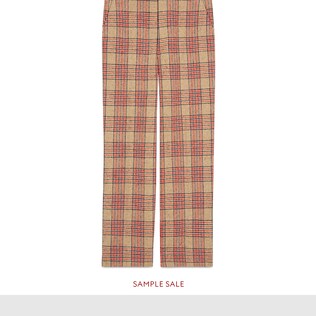 Prince of Wales wool trousers 