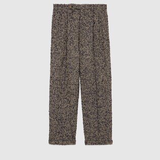 Bouclé wool pant