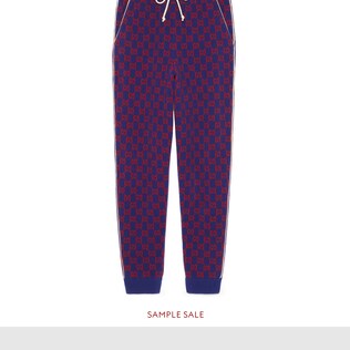 purple gucci tracksuit