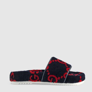 Children's GG terry cloth slide