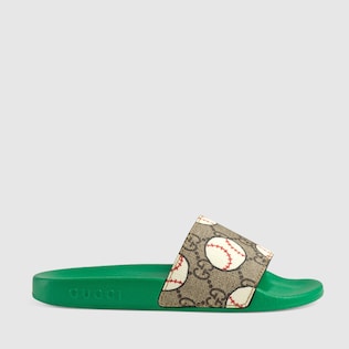 Children's GG baseball slide sandal