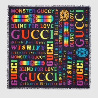 Children's Gucci logomania print scarf
