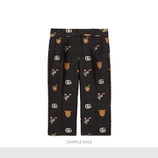 Children's symbols jacquard pant