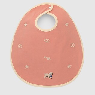 Baby bib with lamb