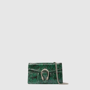 Dionysus super mini snakeskin bag