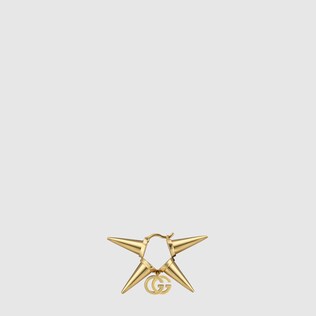 GG Running gold single earring