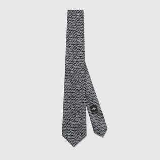 GG rhombus silk tie