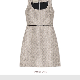white gucci dress