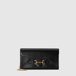 Gucci 1955 Horsebit wallet with chain