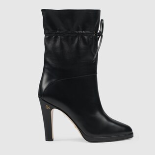 botin de piel con trabilla gucci precio