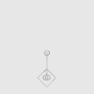 GG Running 18k single earring with diamonds