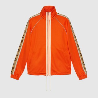 gucci orange tracksuit