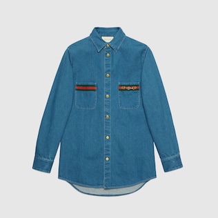 Gucci メンズ シャツ ビジネスシャツ メンズ ウェア ファッション グッチ公式通販 Gucci Jp Gucci メンズ シャツ ビジネスシャツ メンズ ウェア ファッション グッチ公式通販 Gucci Jp