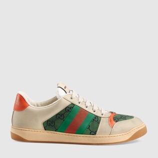 mens gucci trainers white