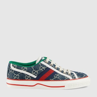 Gucci レディ ス スニーカー レザー キャンバス スエード レディ ス シューズ 靴 グッチ公式通販 Gucci Jp