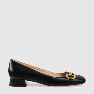 gucci shoes black heels
