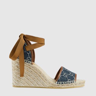 Espadrille compensée gucci Clearance