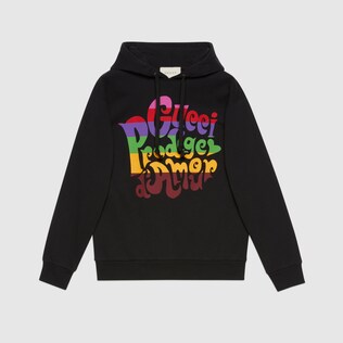 pinker gucci hoodie