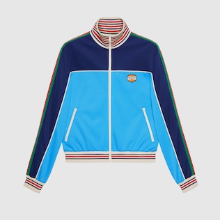blue gucci tracksuit