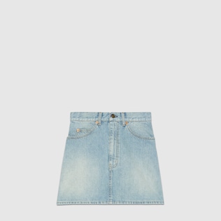gucci jeans skirt