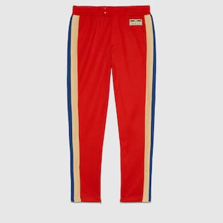 black and red gucci tracksuit