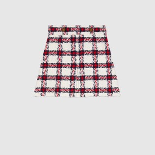 tan gucci skirt