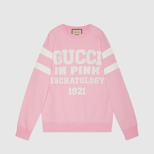 gucci pink sweatshirt