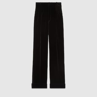 Gucci velour dress pants, 24m
