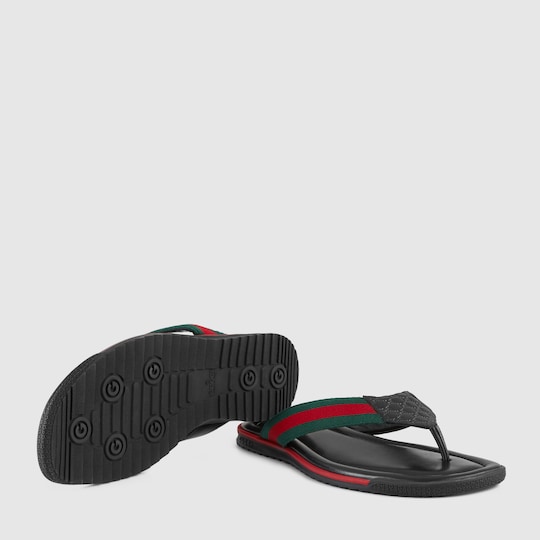 Leather thong sandal Gucci Men's Sandals 268670A9LA01061