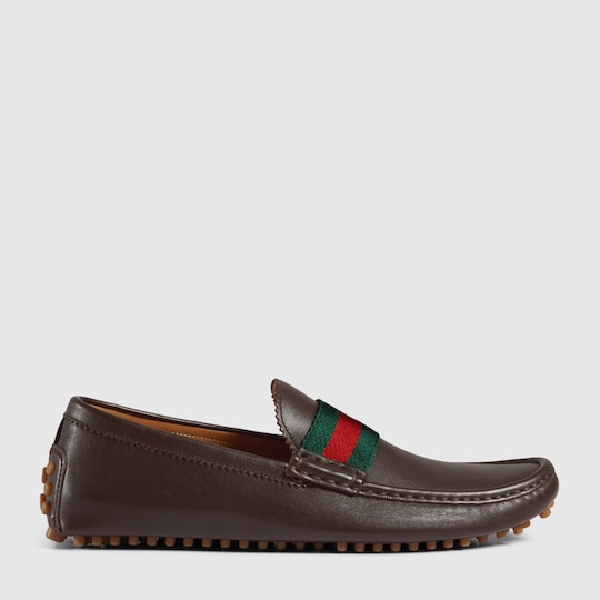 gucci mens driver with web