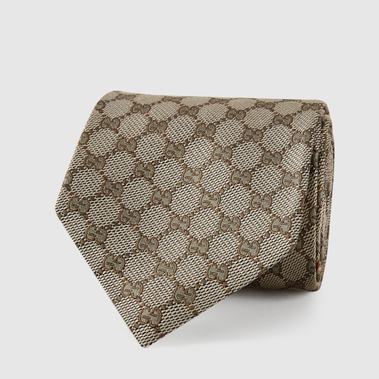 GG pattern tie Gucci Men's Ties 2215824B0029700