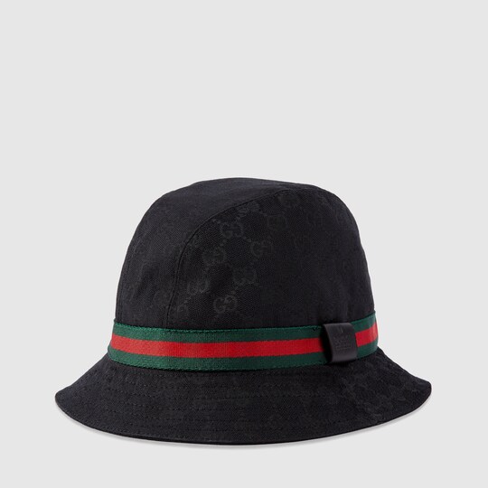 GG canvas bucket hat with  Gucci Men's Fedora & Trilby 200036KQWB01060