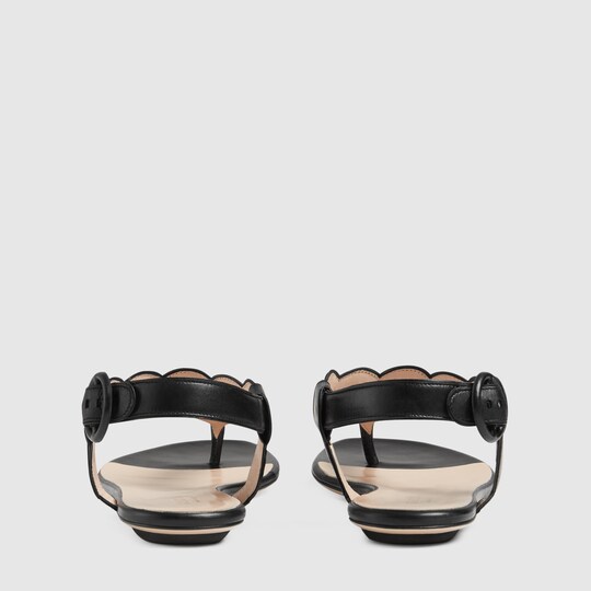 Leather thong sandal Gucci Women's Sandals 424085C9D001000