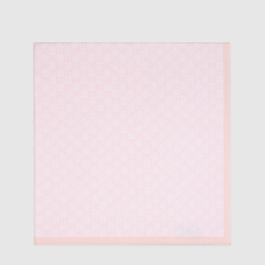 Gucci GG pattern wool baby blanket. 2