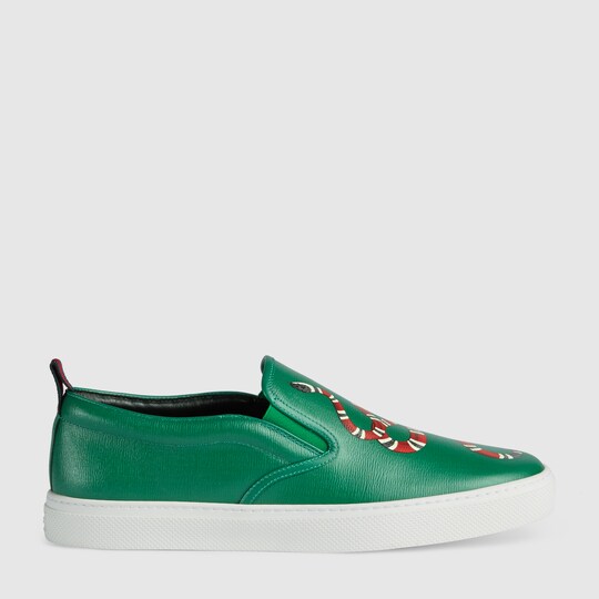 mens gucci snake trainers