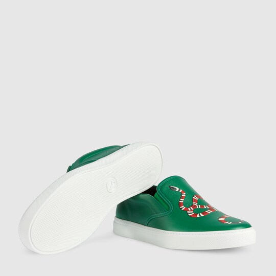 gucci snake slip on