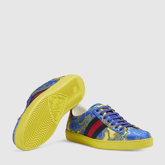 gucci jacquard sneakers