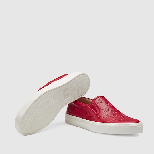 Gucci Women Gucci Signature slipon 408510CWCE06467