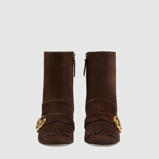 gucci flat ankle boots