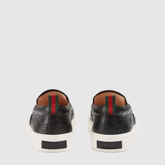 gucci denim slip on