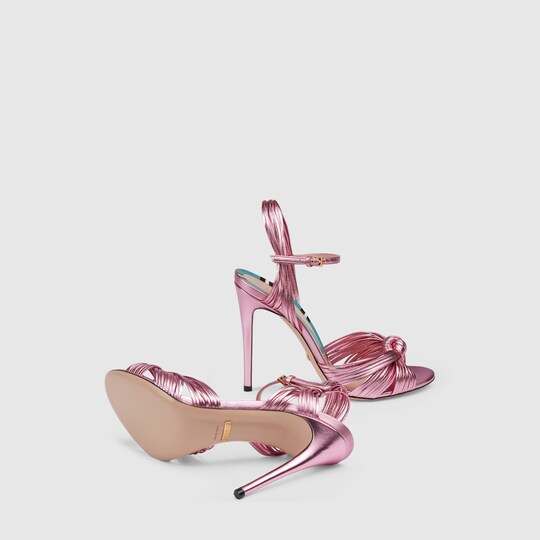 gucci knot heels