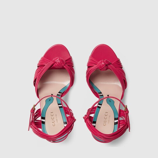 gucci knot heels